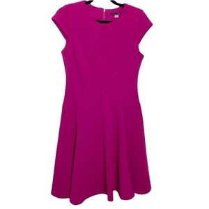TOMMY HILFIGER Fuchsia purple Fit Flare knee length Dress